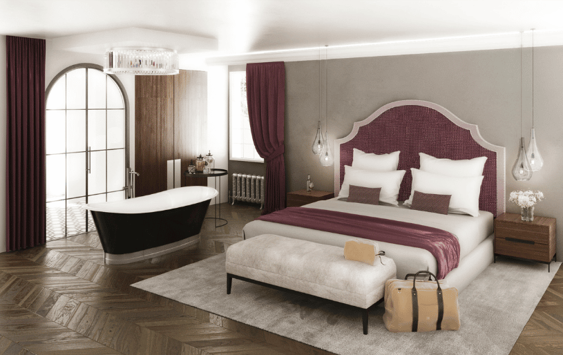 Lors de votre séjour profitez de la douceur de vivre et l'élégance moderne des chambres proposées par le Domaine Dolomieu
