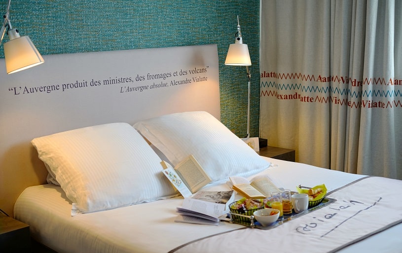 L' Hôtel Littéraire Alexandre Vialatte compte plus de 60 chambres pour un séminaire sur plusieurs jours à Clermont-Ferrand