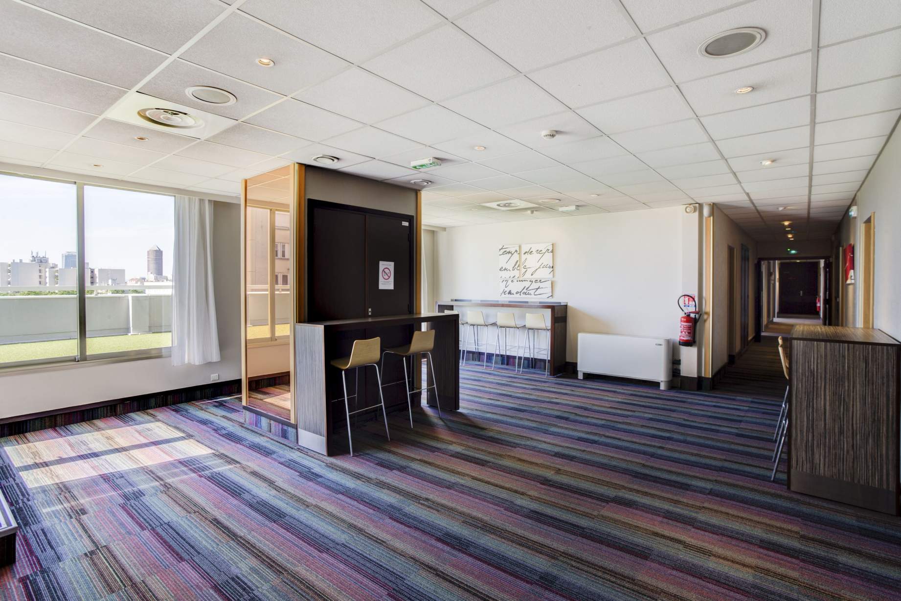 Espace avec vue panoramique à l’Hôtel des Congrès à Lyon