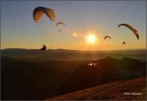 Parapente avec Panoramique Des Domes Rene Manzone