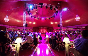 Le Cirque accueille tous vos événements d’entreprise jusqu’à 1200 pers pour des dîners-spectacle «Cabaret-cirque».