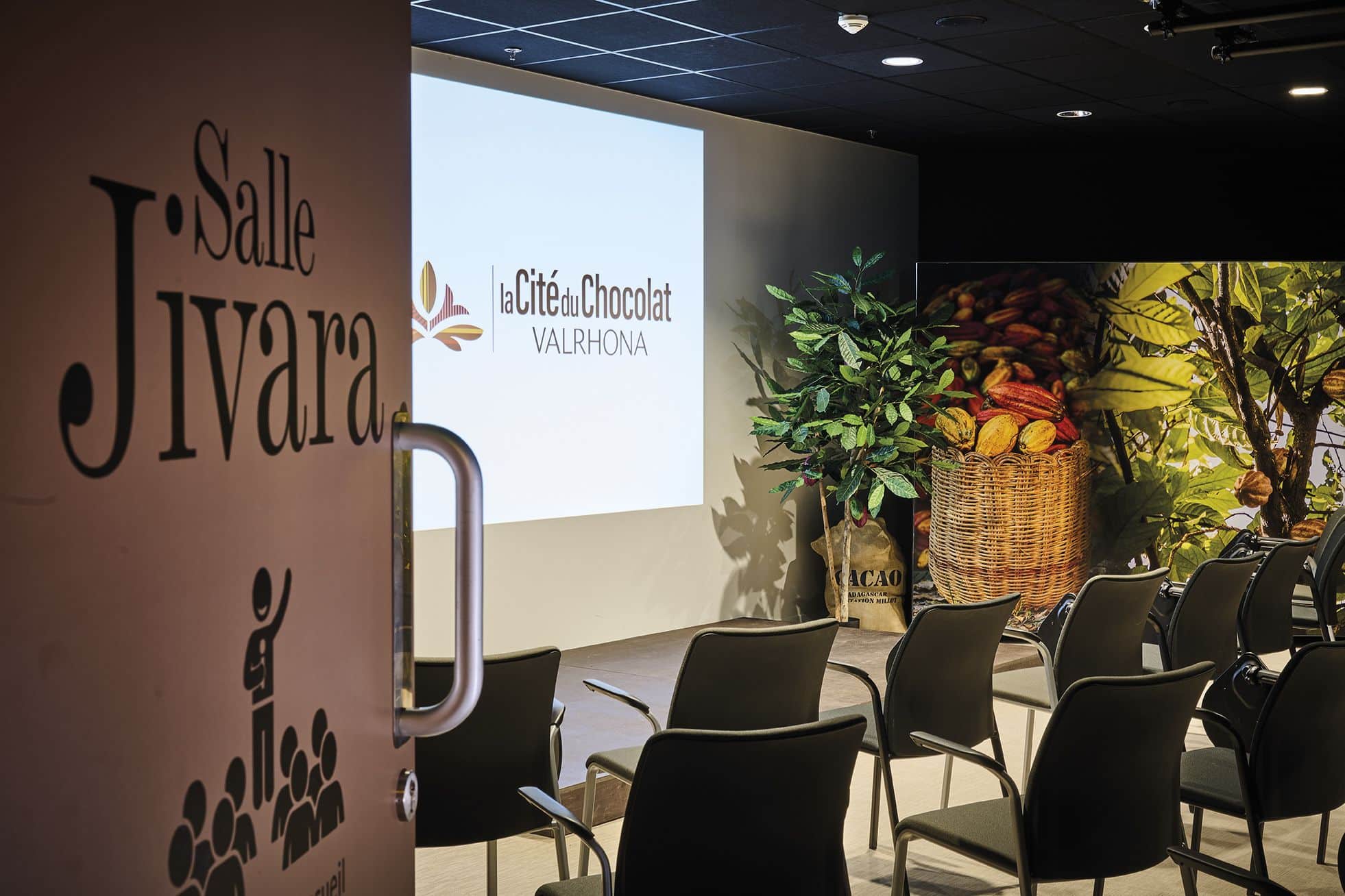 Salle de réunion la cité du chocolat Valrhona