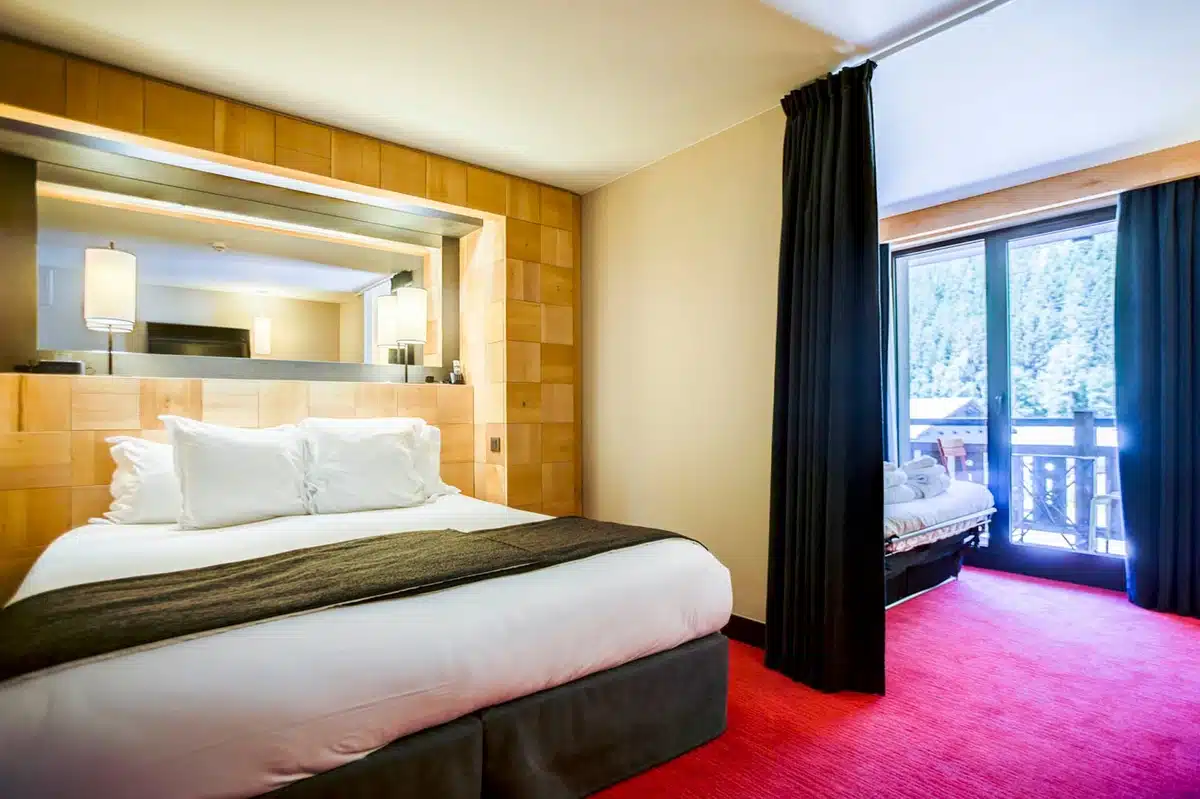Chambre double confortable à l’Excelsior Chamonix