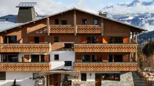 Façade Chalet Alpen Valley Hôtel Combloux