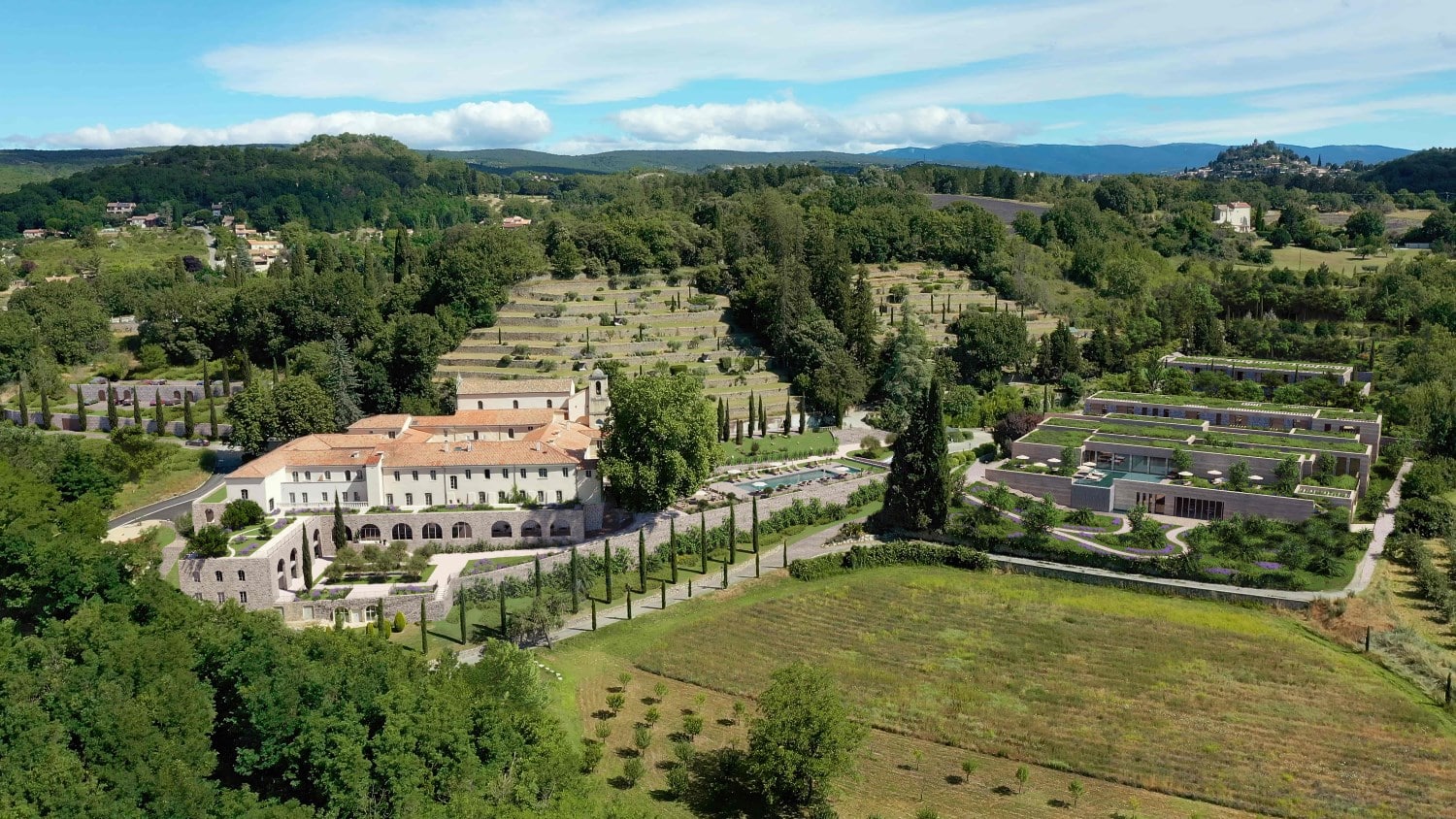 Le Couvent des Minimes Hôtel & Spa L'Occitane - vue aérienne