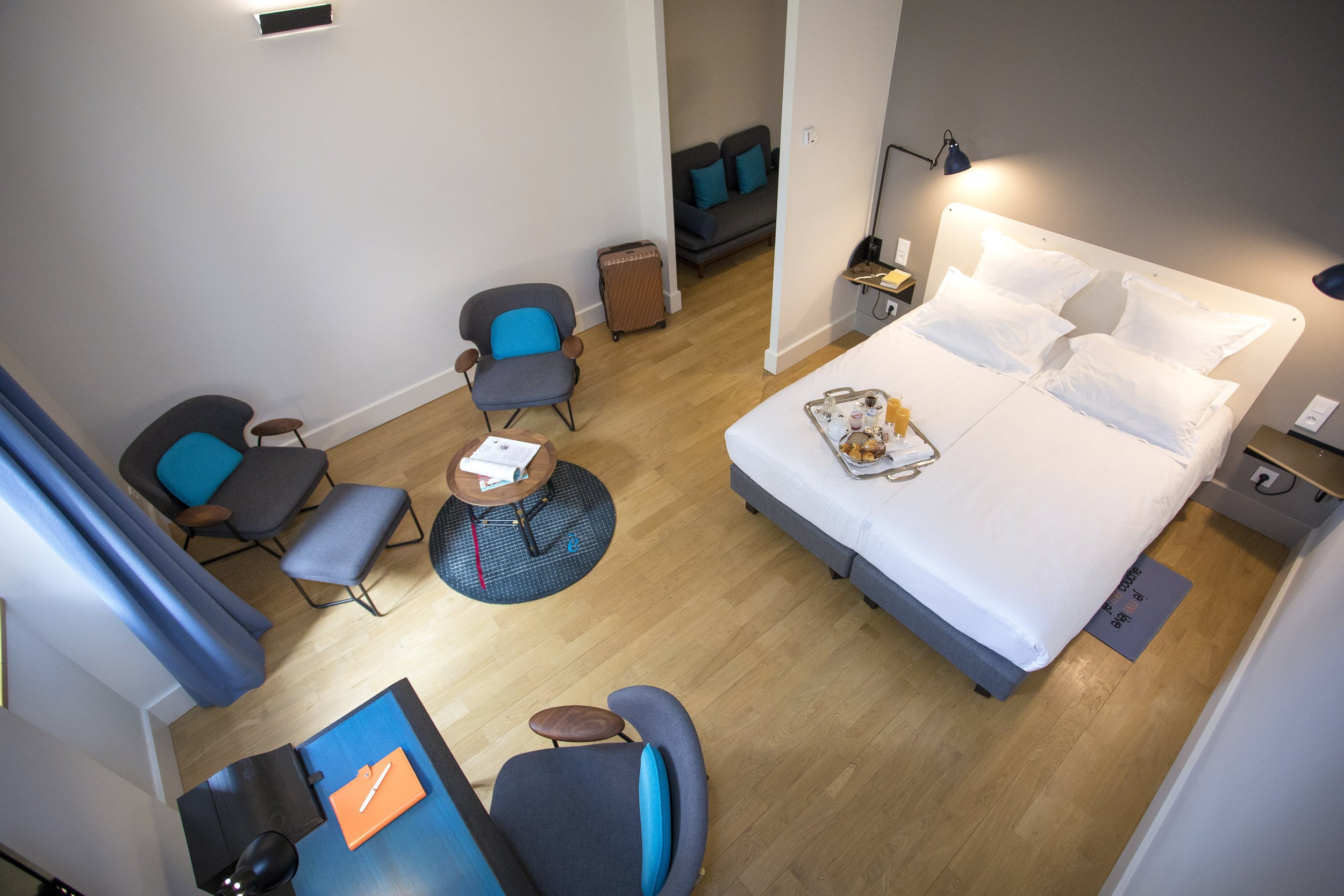 Découvrez des chambres spacieuses et modernes pour vos séjours professionnels à Lyon à l'hôtel Fourvière