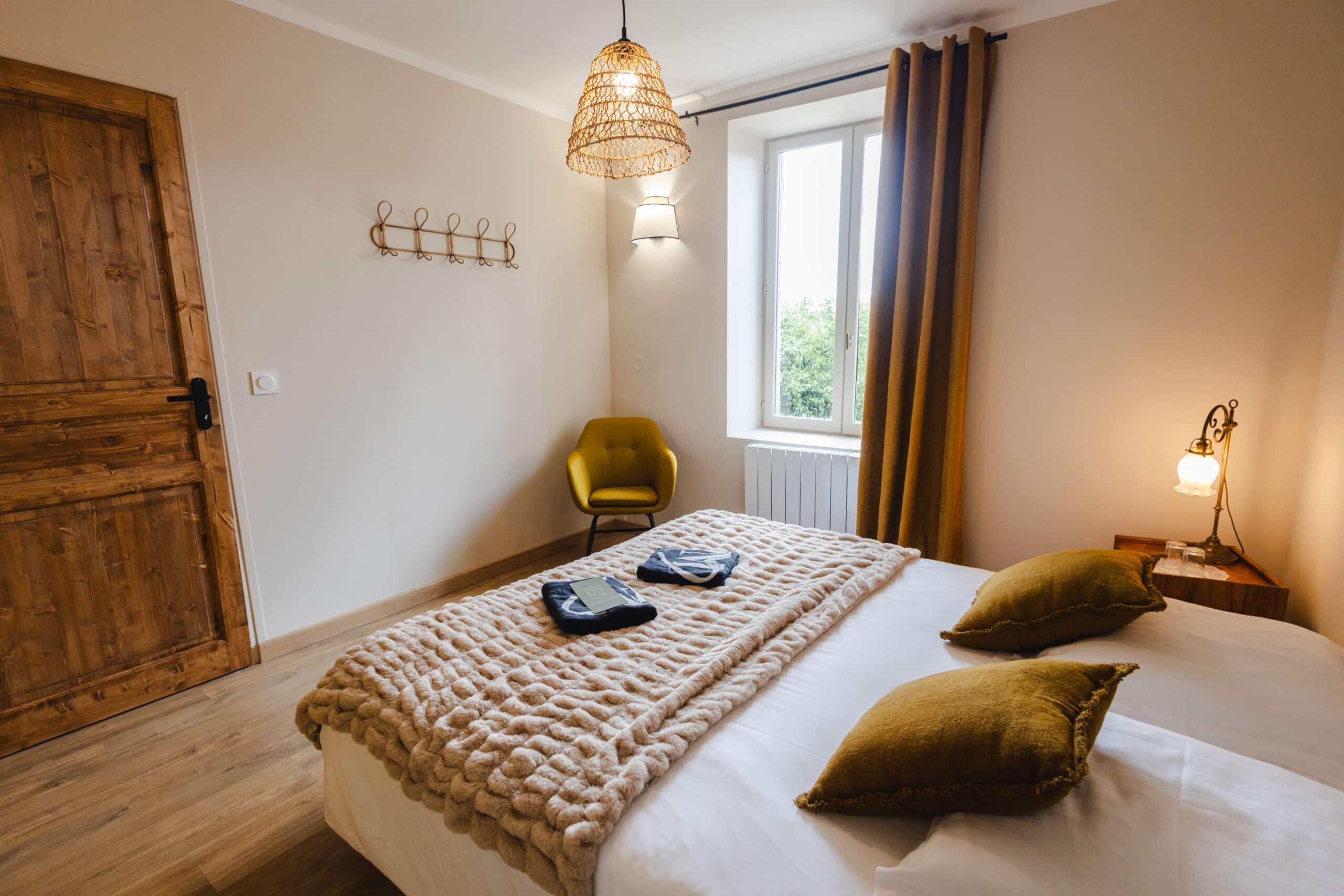 Chambre twin moderne aux Maisons du Bonheur