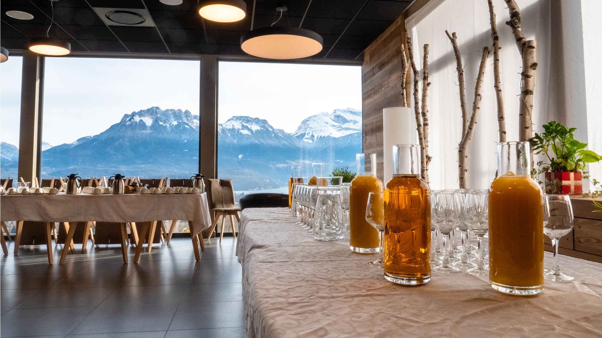 Buffet pause séminaires Balcons du Lac d'Annecy