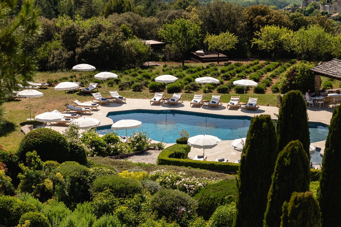 Piscine Capelongue Beaumier Bonnieux séminaire Luberon