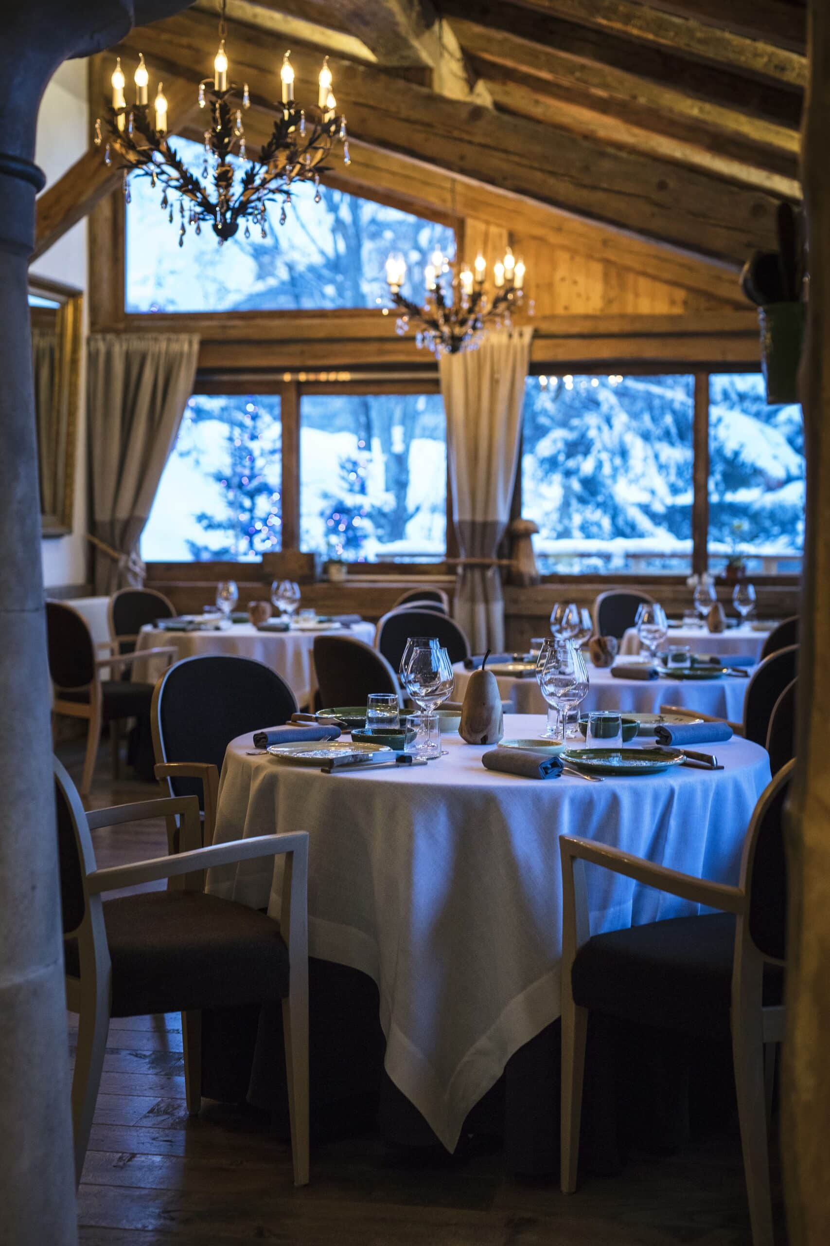 Table gastronomique à La Bouitte Relais & Châteaux