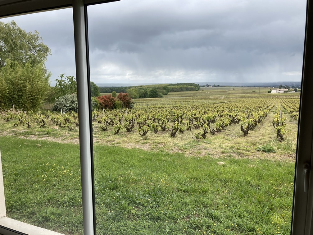 vue vignes Beaujolais fenêtre meeting réunion espace