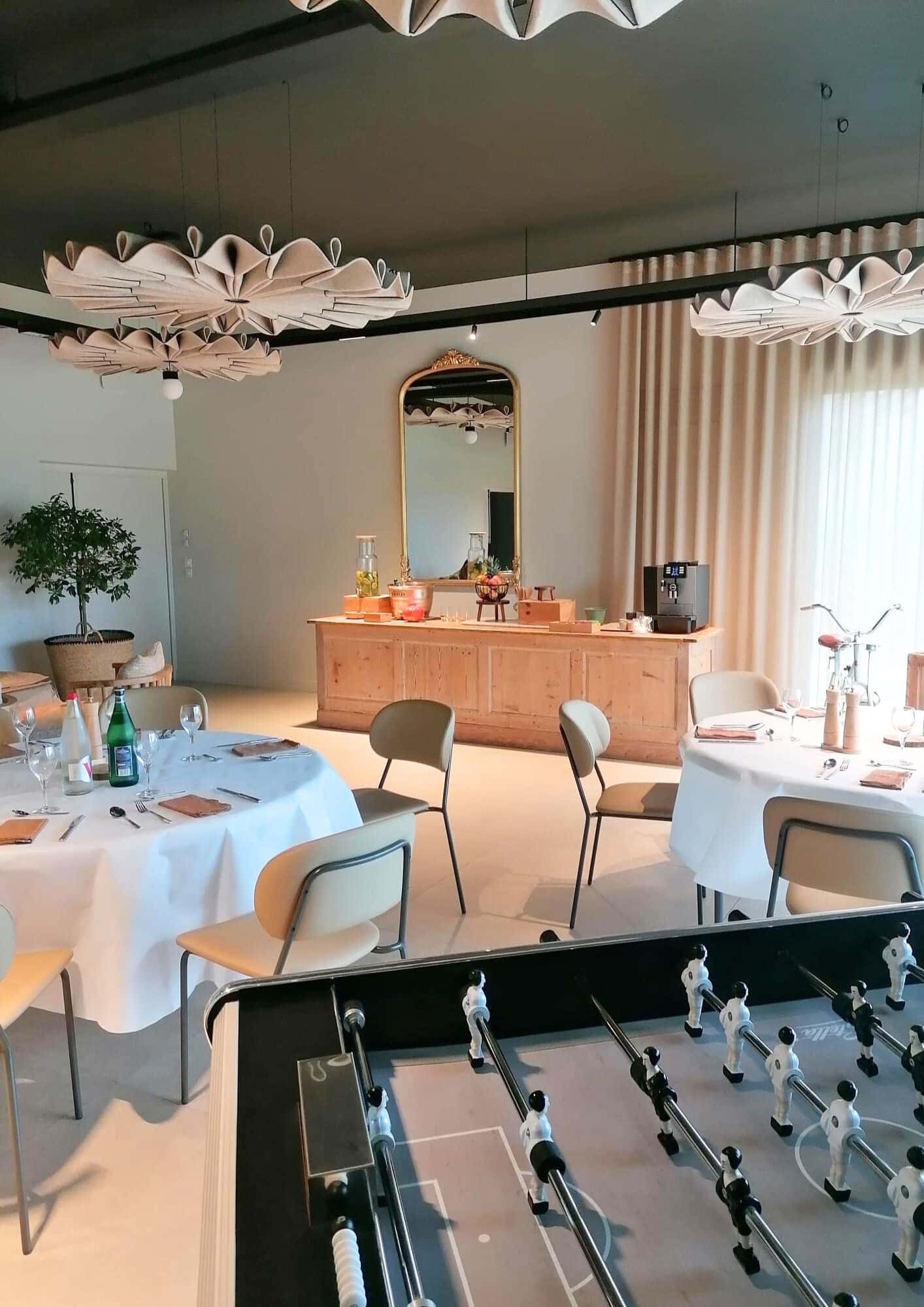reception déjeuner villa étoilée lyon
