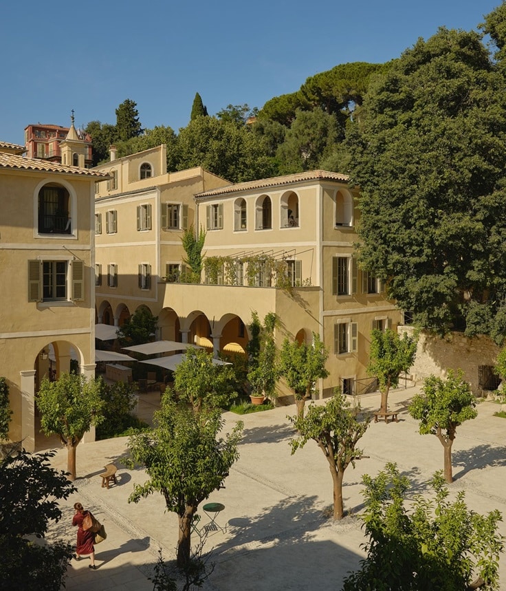Façade de l’Hôtel du Couvent à Nice