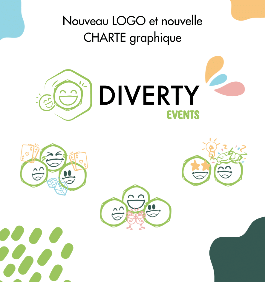 Image expliquant tous les changements apportés pour la fusion chez DIVERTY Events