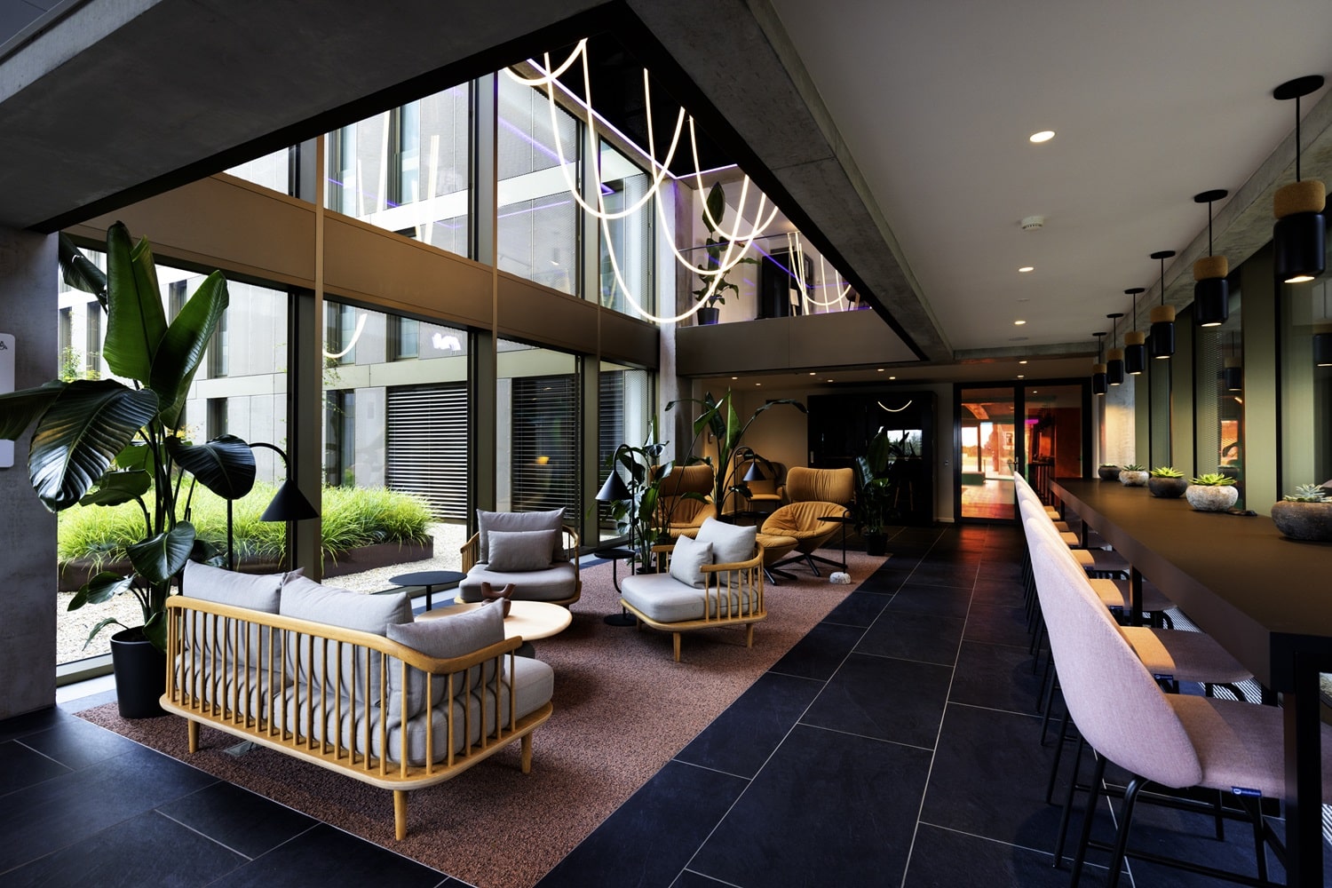 Lobby design du Yotel Geneva Lake