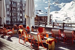 Séminaires Business Events vous présente la terrasse du Val Thorens Hôtel