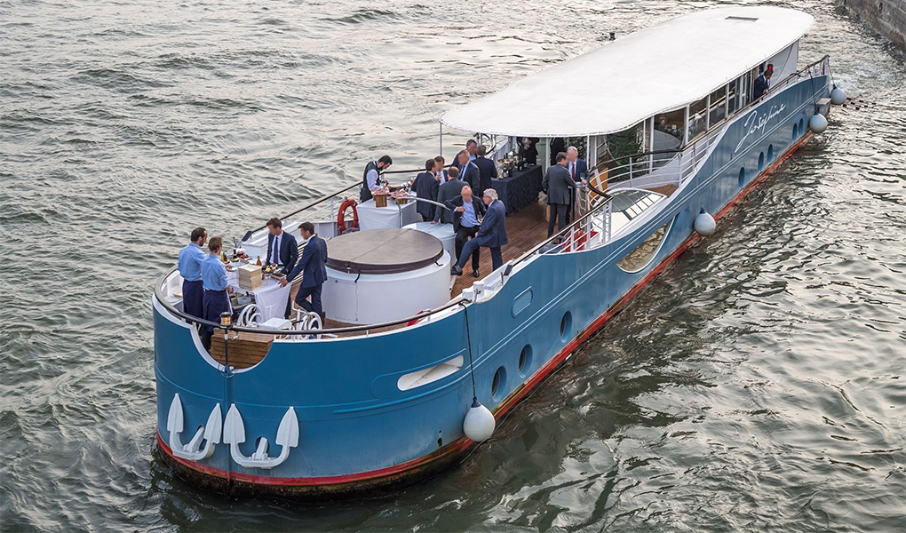 Déjeuner d'affaire - Yacht de Joséphine