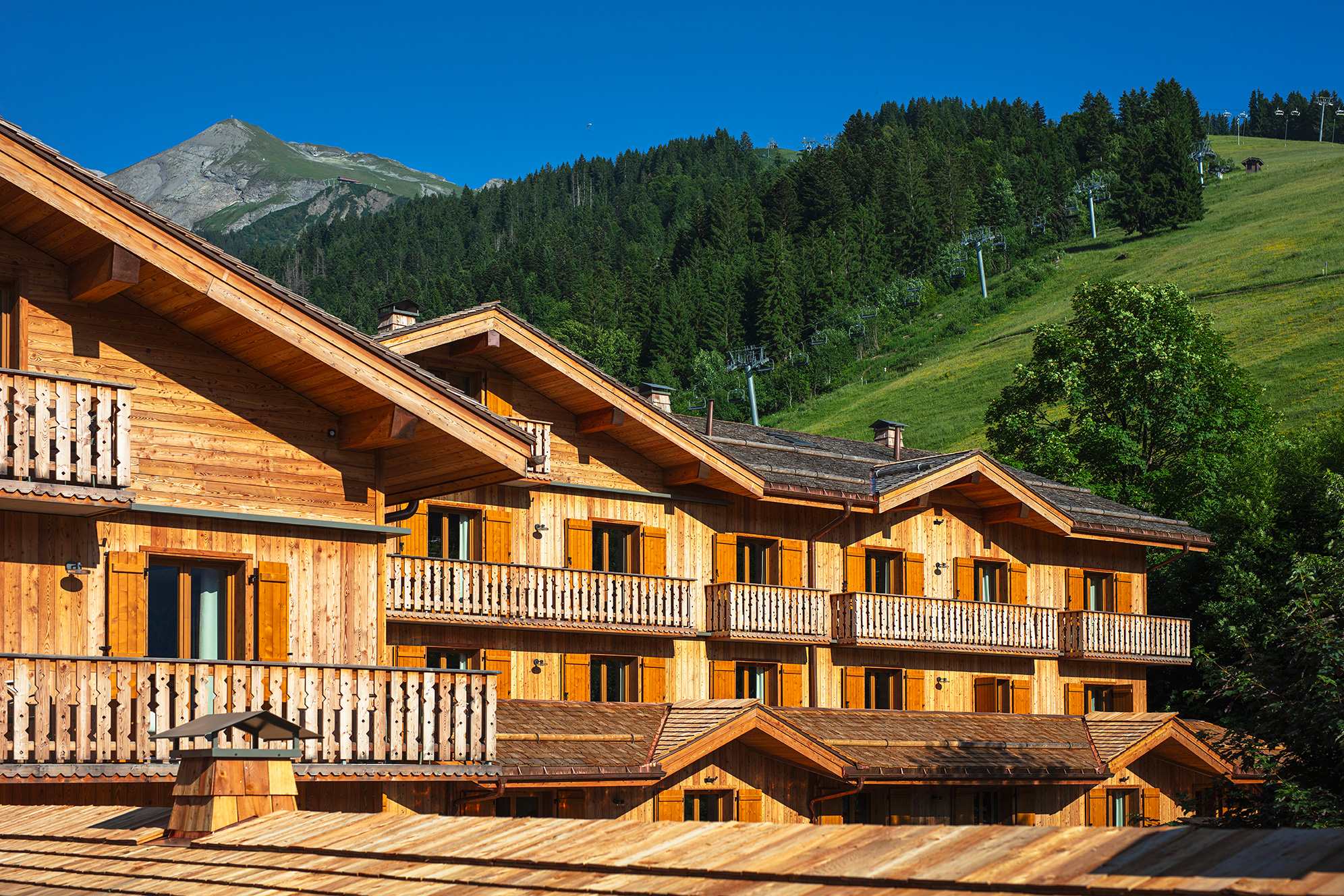 Hôtel Beauregard à La Clusaz – façade été