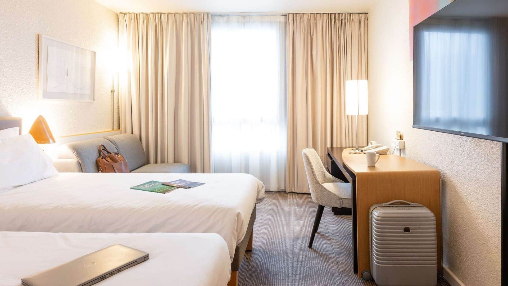 Chambre twin au Novotel Grenoble Nord Voreppe