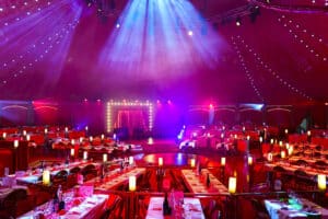 Mise en lumière spectaculaire pour vos événements.