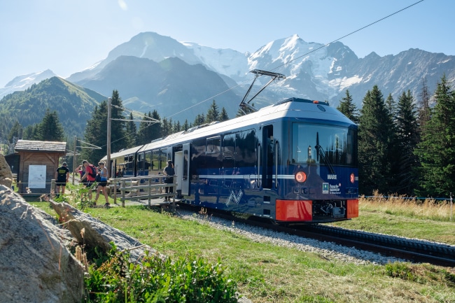 Train du Mont-Blanc à Saint-Gervais