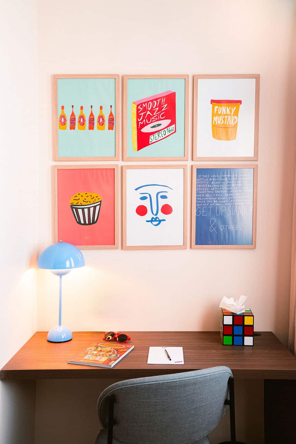 Décoration murale colorée RockyPop Marseille