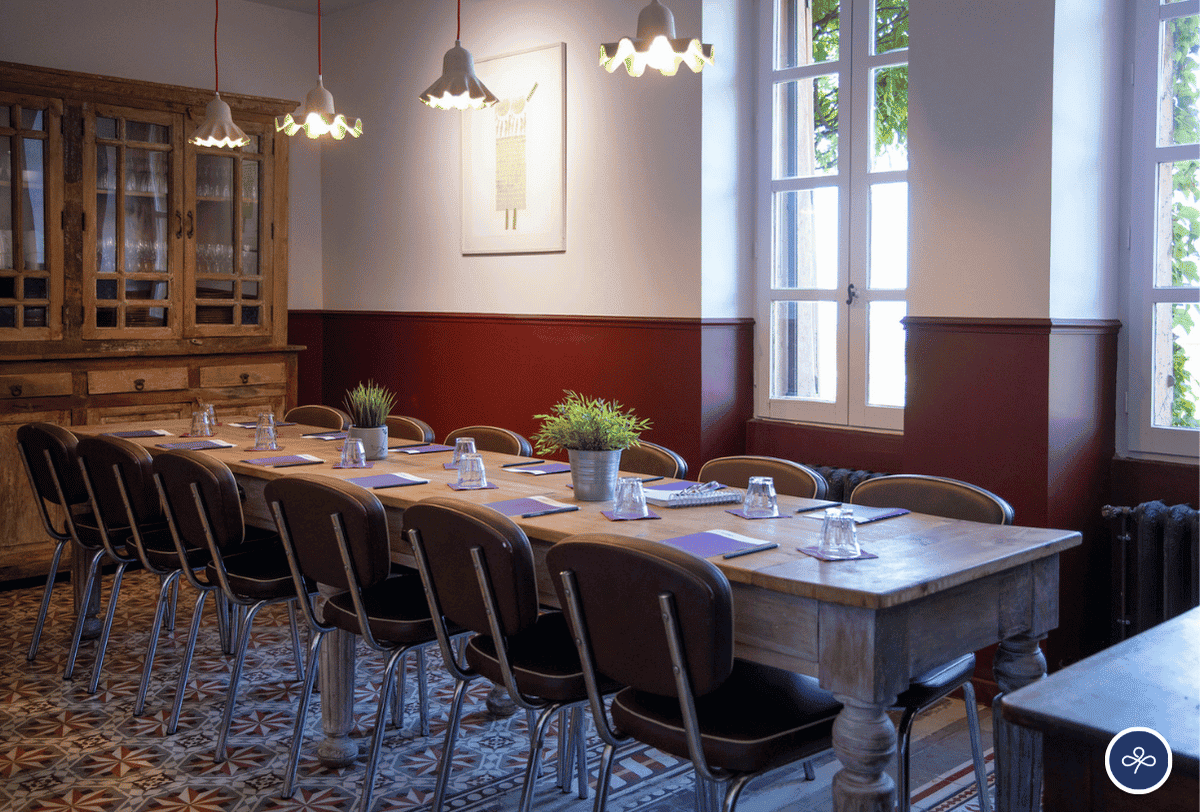 Salle de réunion design à L’Ermitage Hôtel Lyon