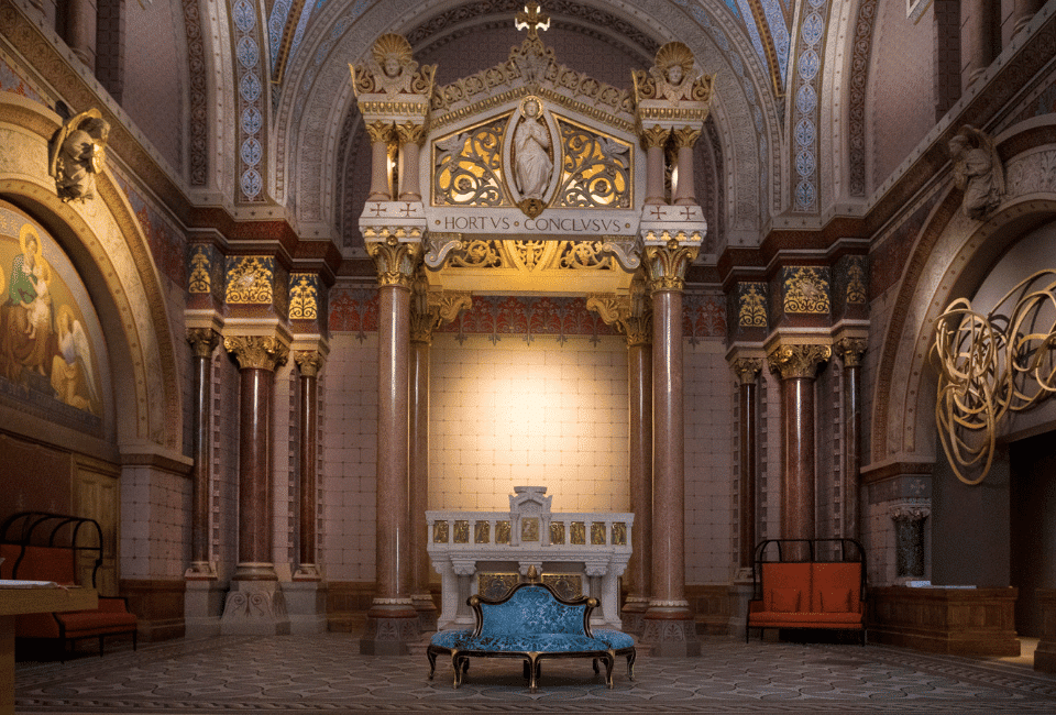Chapelle restaurée du Fourvière Hôtel à Lyon