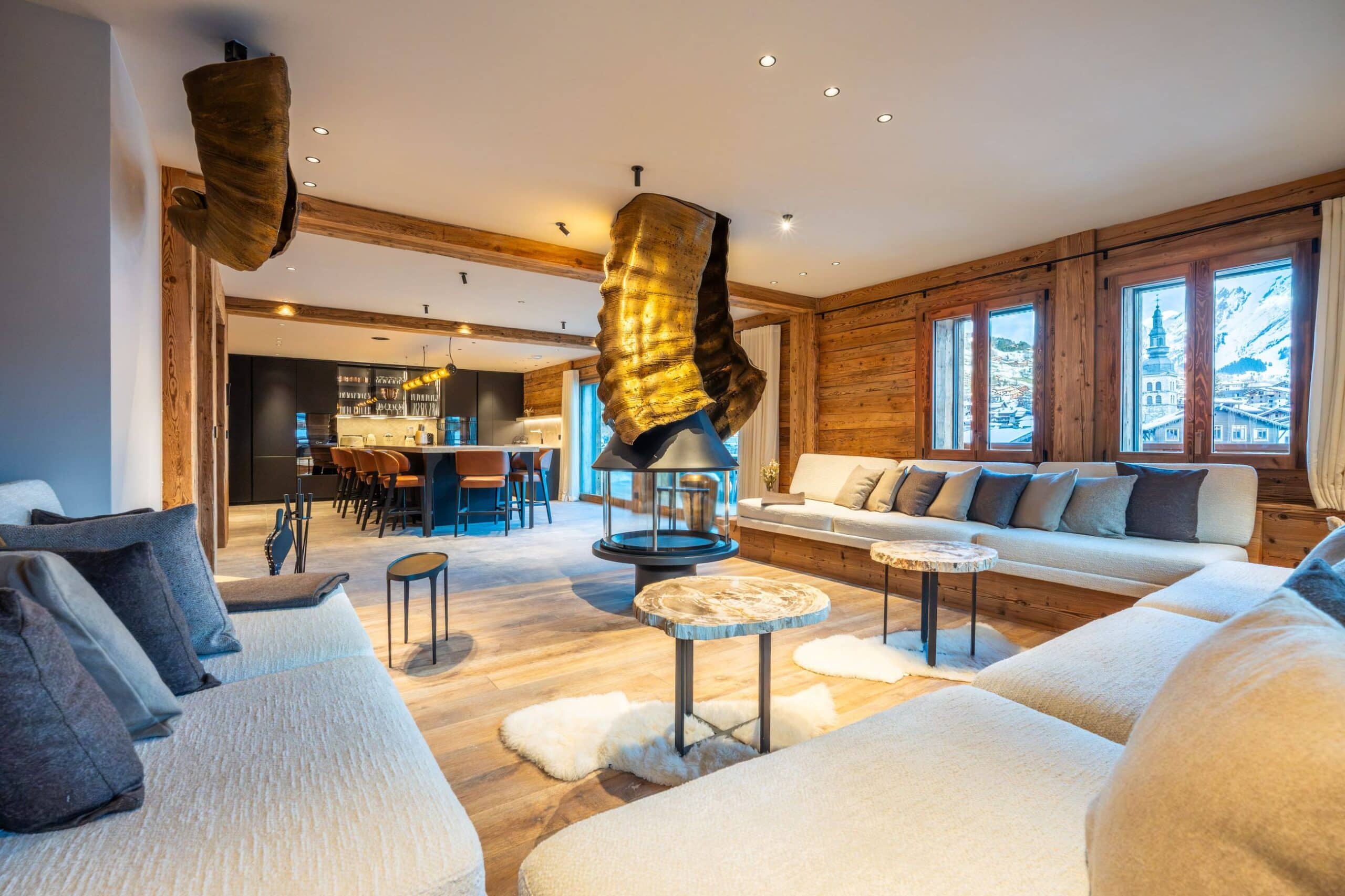 Salon chaleureux les Demoiselles Jacquanes