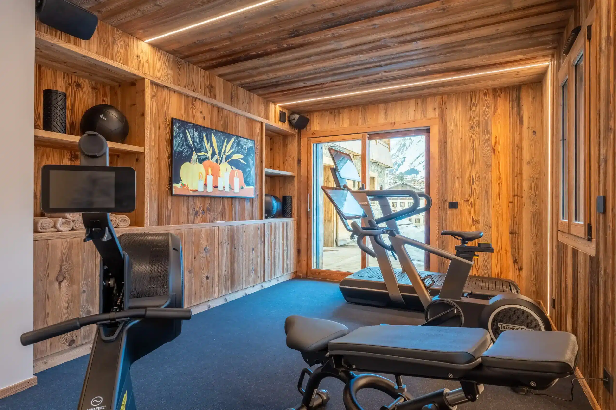 Salle de sport équipée – Les Demoiselles Jacquanes