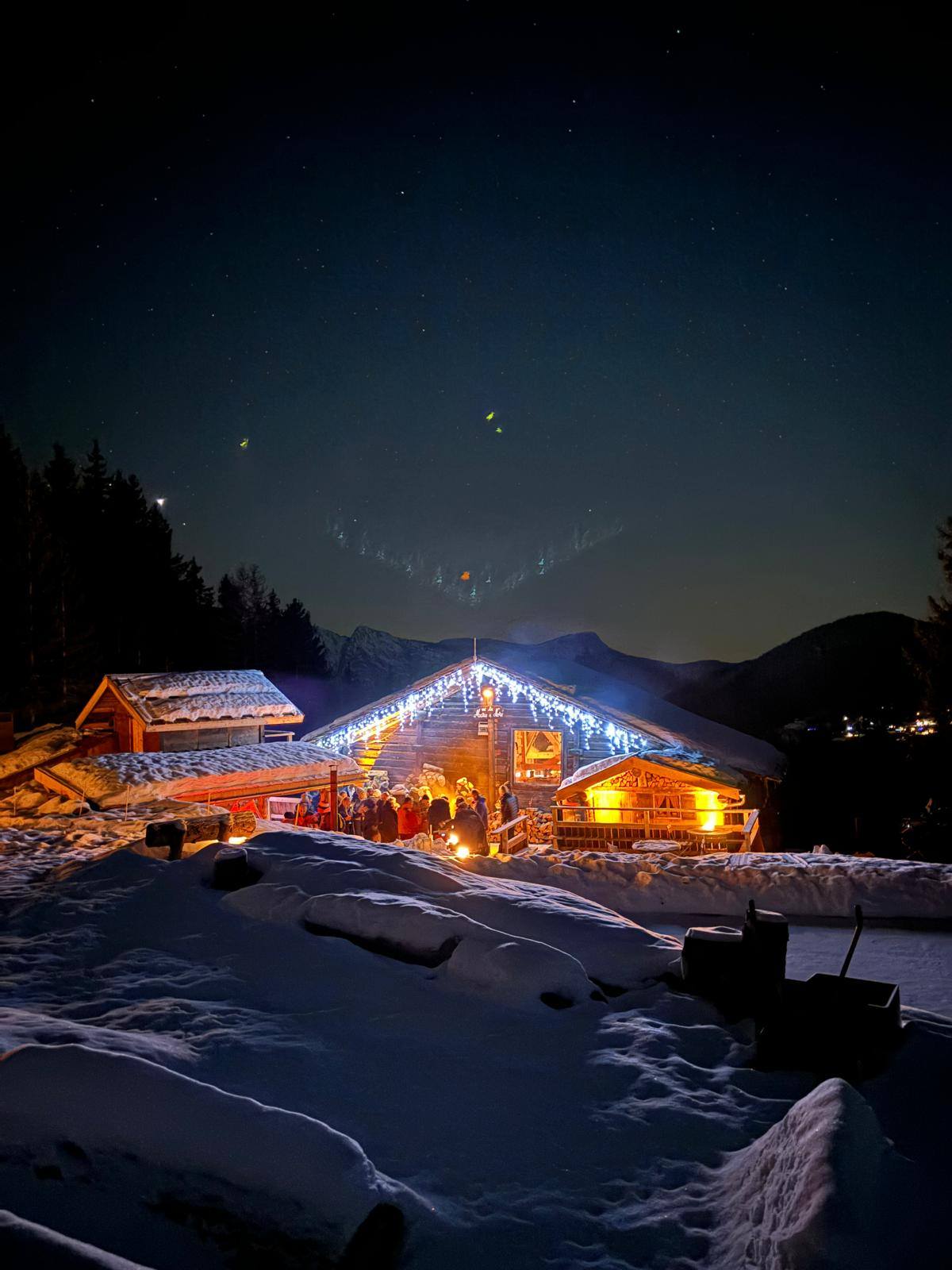 Façade Chalet Vé la Marie à Noré