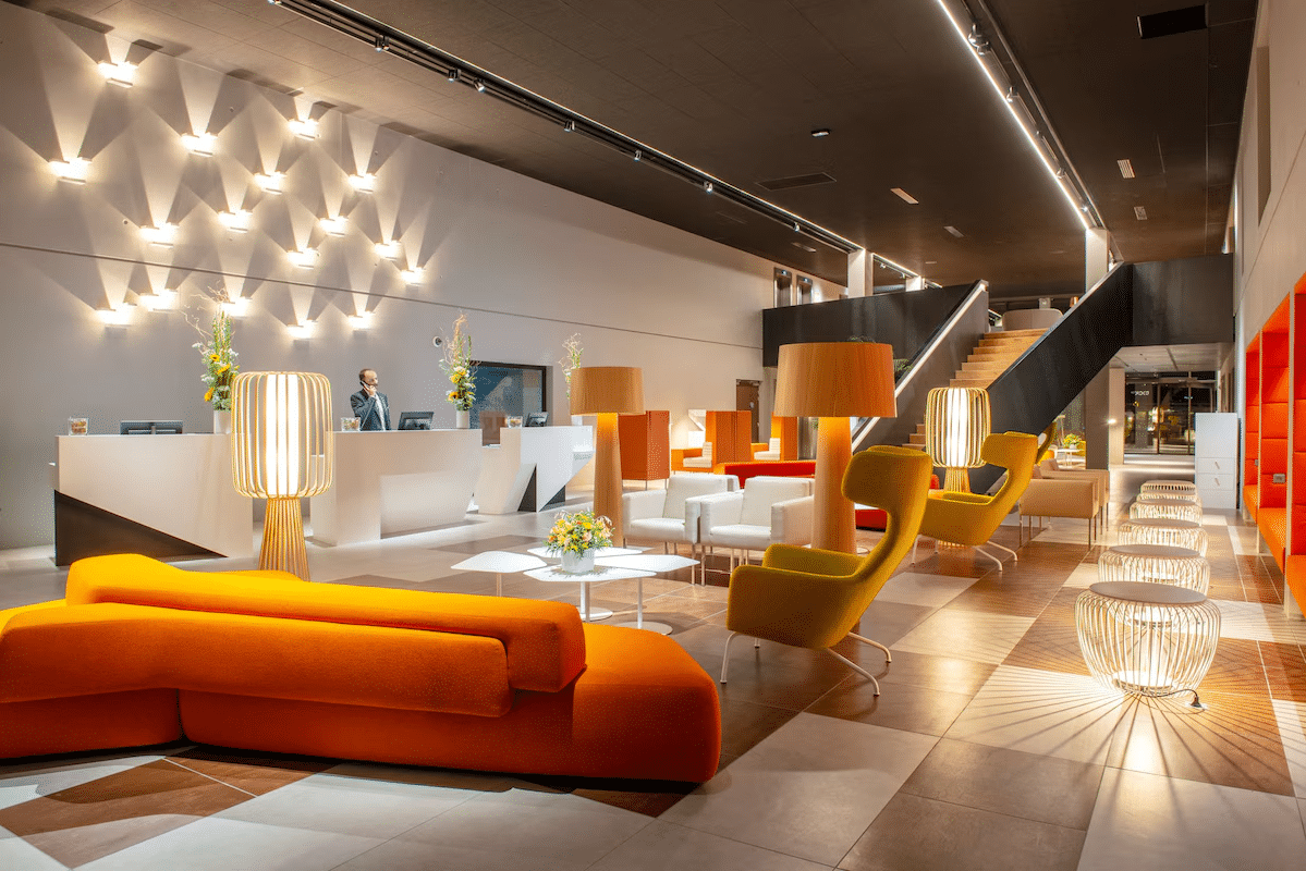 lobby du Radisson Blu Hotel Bordeaux