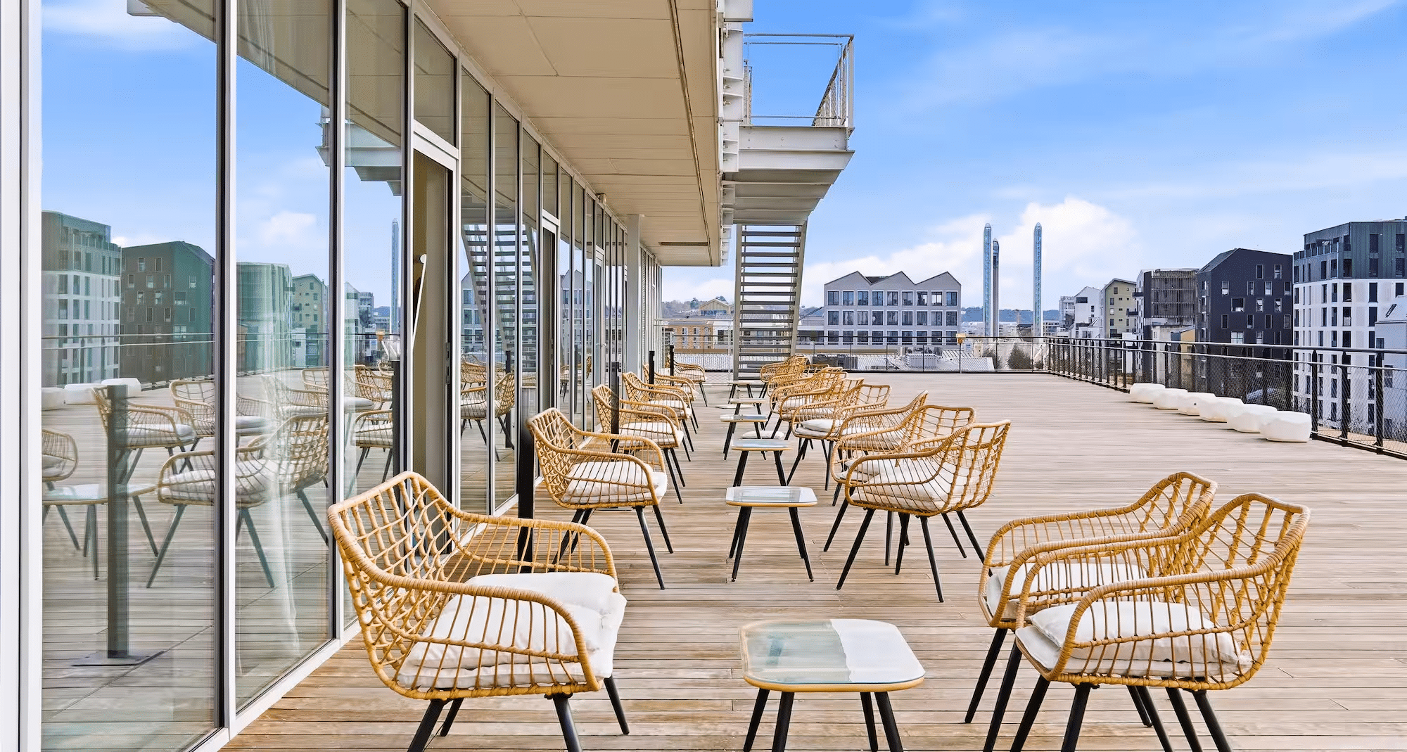 terrasse du Radisson Blu Hotel Bordeaux