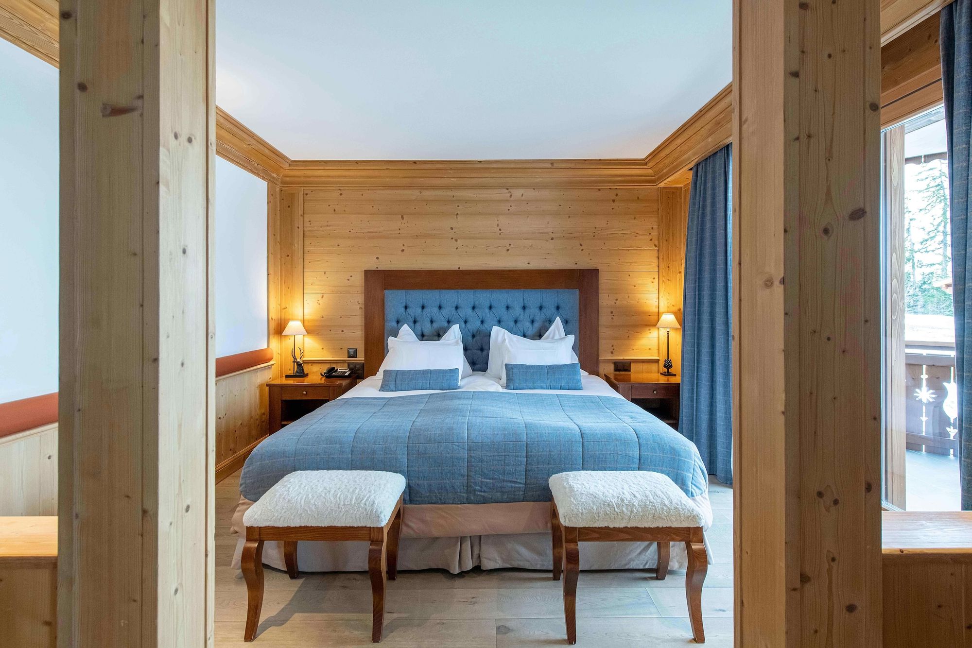 chambre double Chalet RoyalP Hotel & Spa