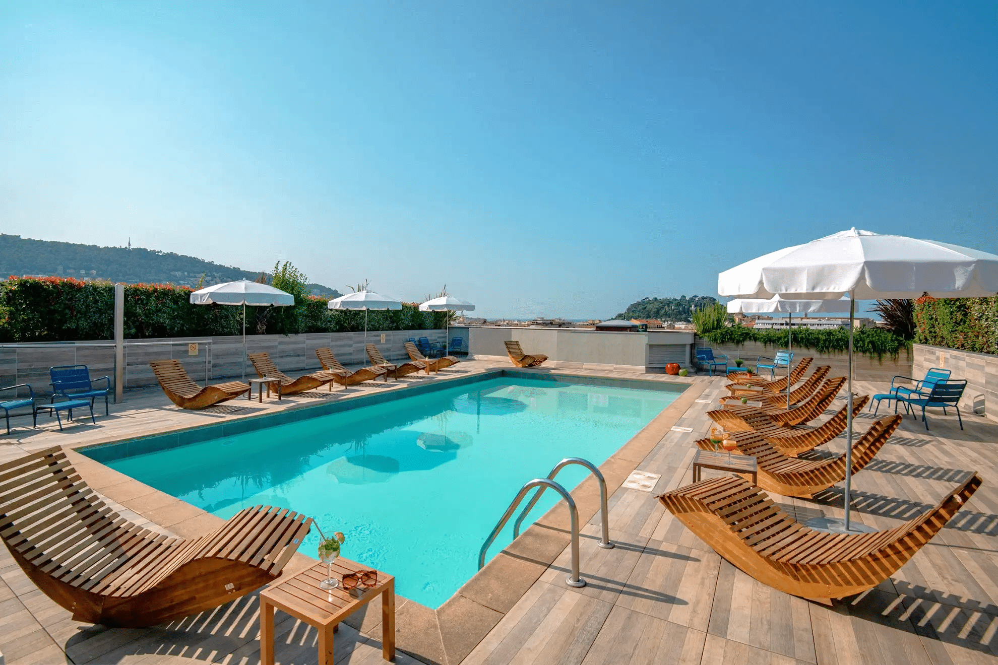 piscine pour des moments de détente