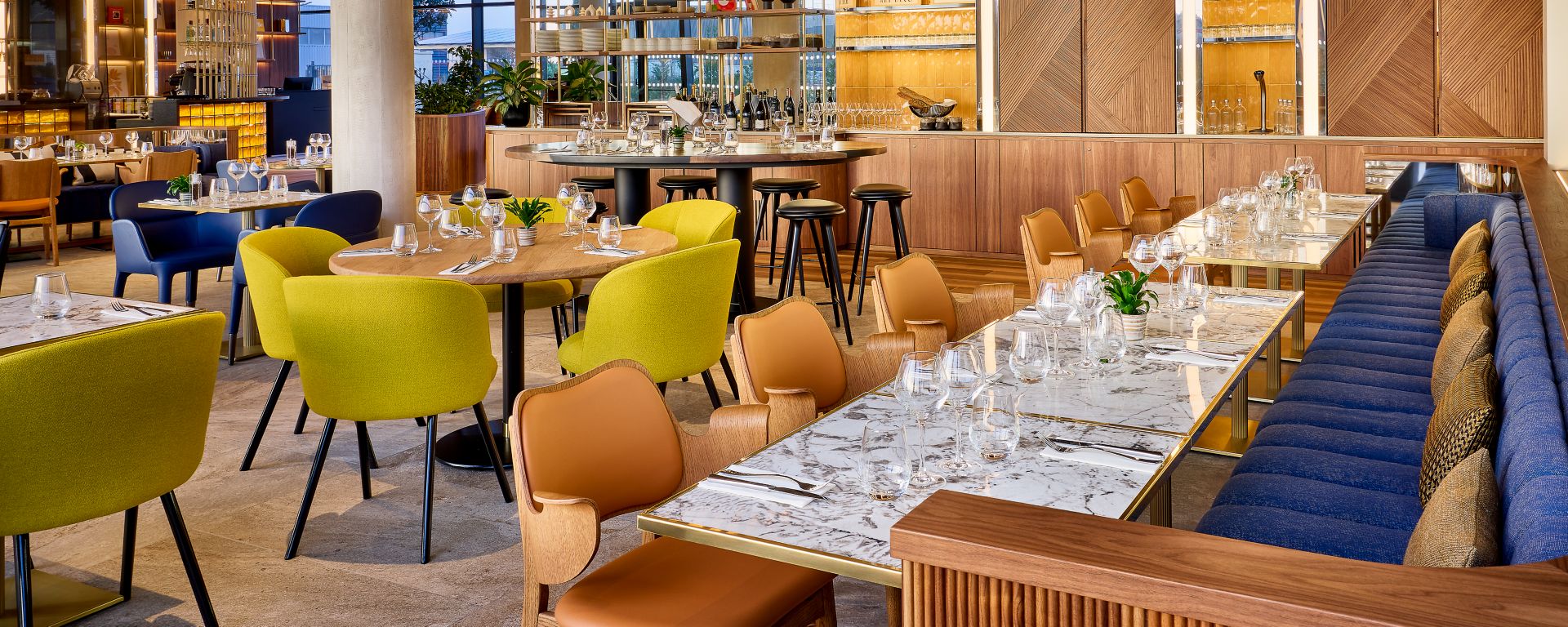 Restaurant de l'hôtel Courtyard by Marriott Lyon Eurexpo Stadium