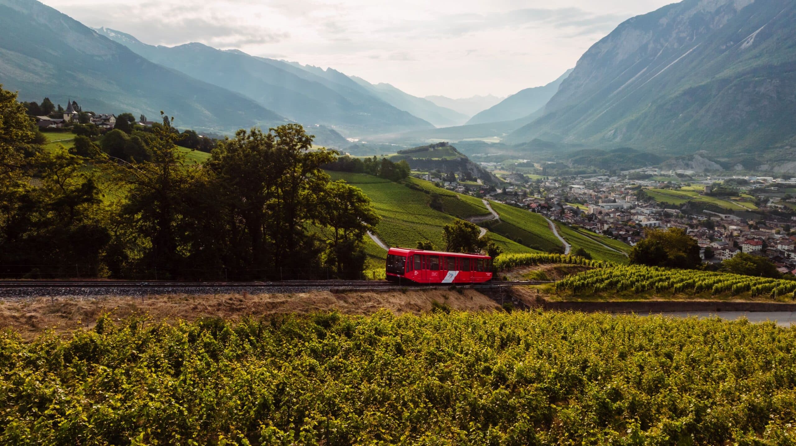 Train panoramique du Valais