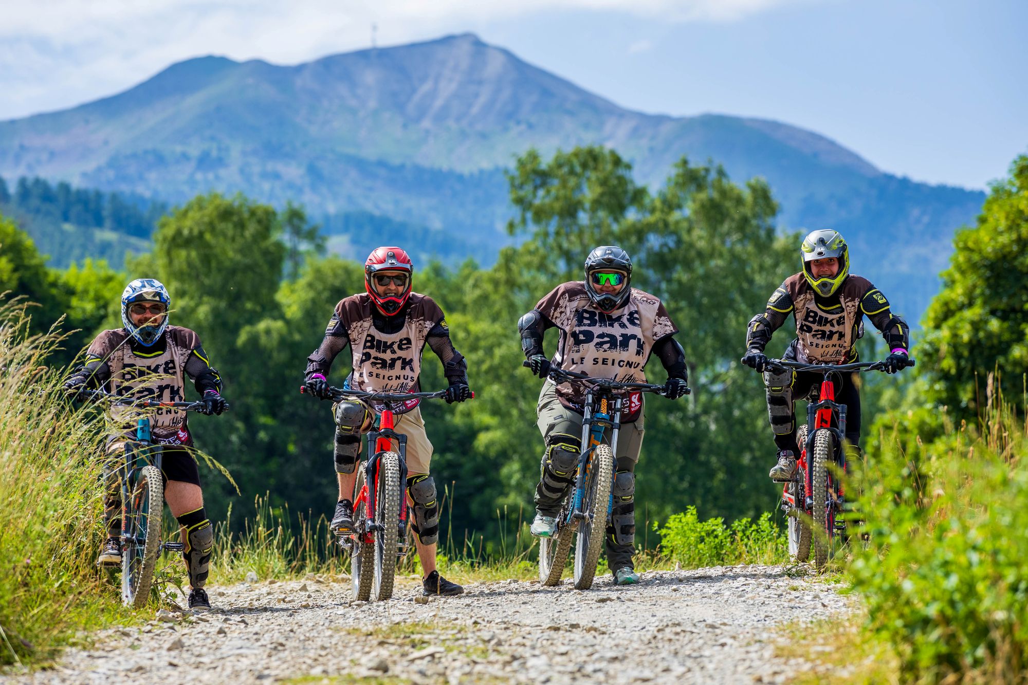VTT vélo activité team building val allos montagne