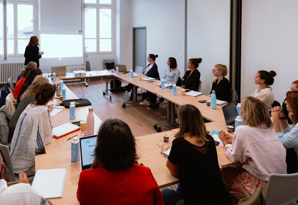 Une séance de travail en équipe.