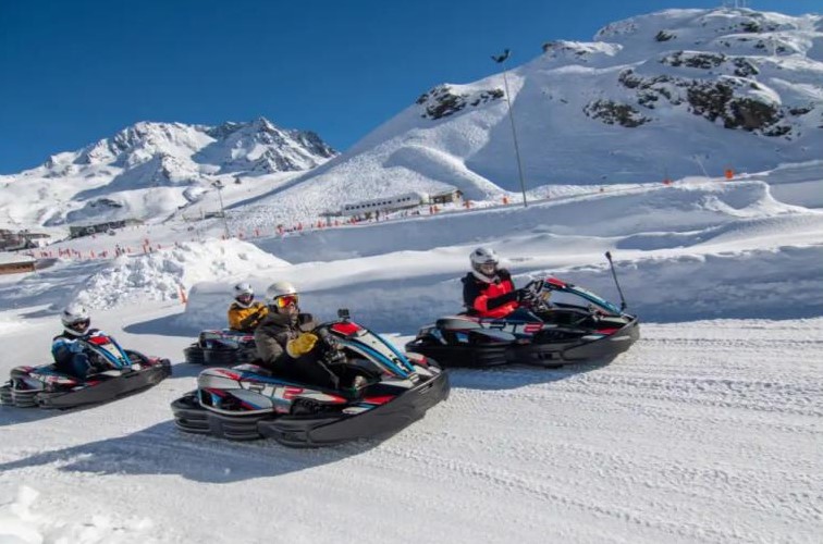 kart neige team building Val Thorens