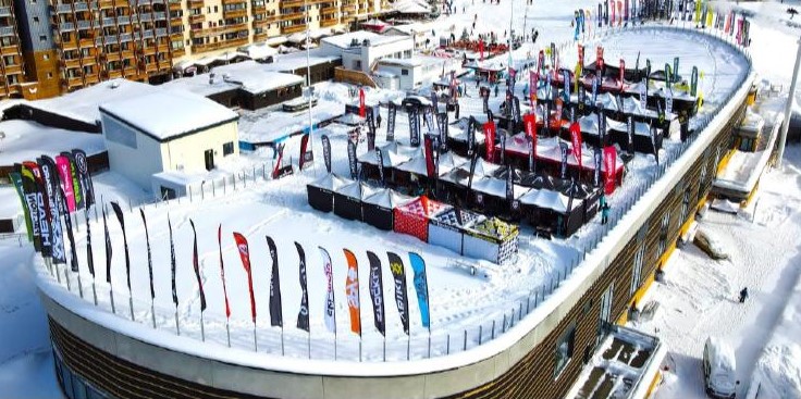 terrasse rooftop neige Val Thorens