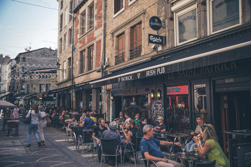 Rue des martyrs Saint Etienne Tourisme restaurants