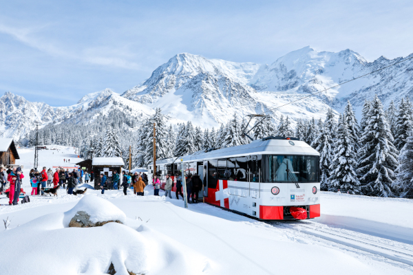 Tramway Mont Blanc Saint Gervais Montagne