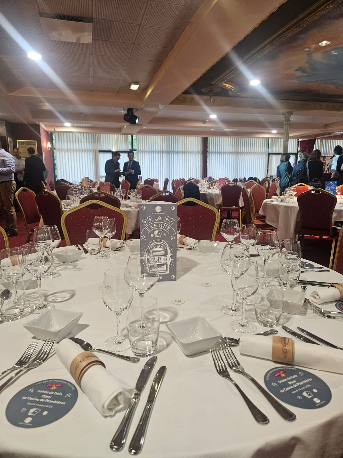 Salle de réception pour dîner d'entreprise à Épinal