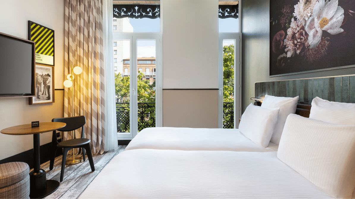 Chambre double Hôtel les Capitouls à Toulouse