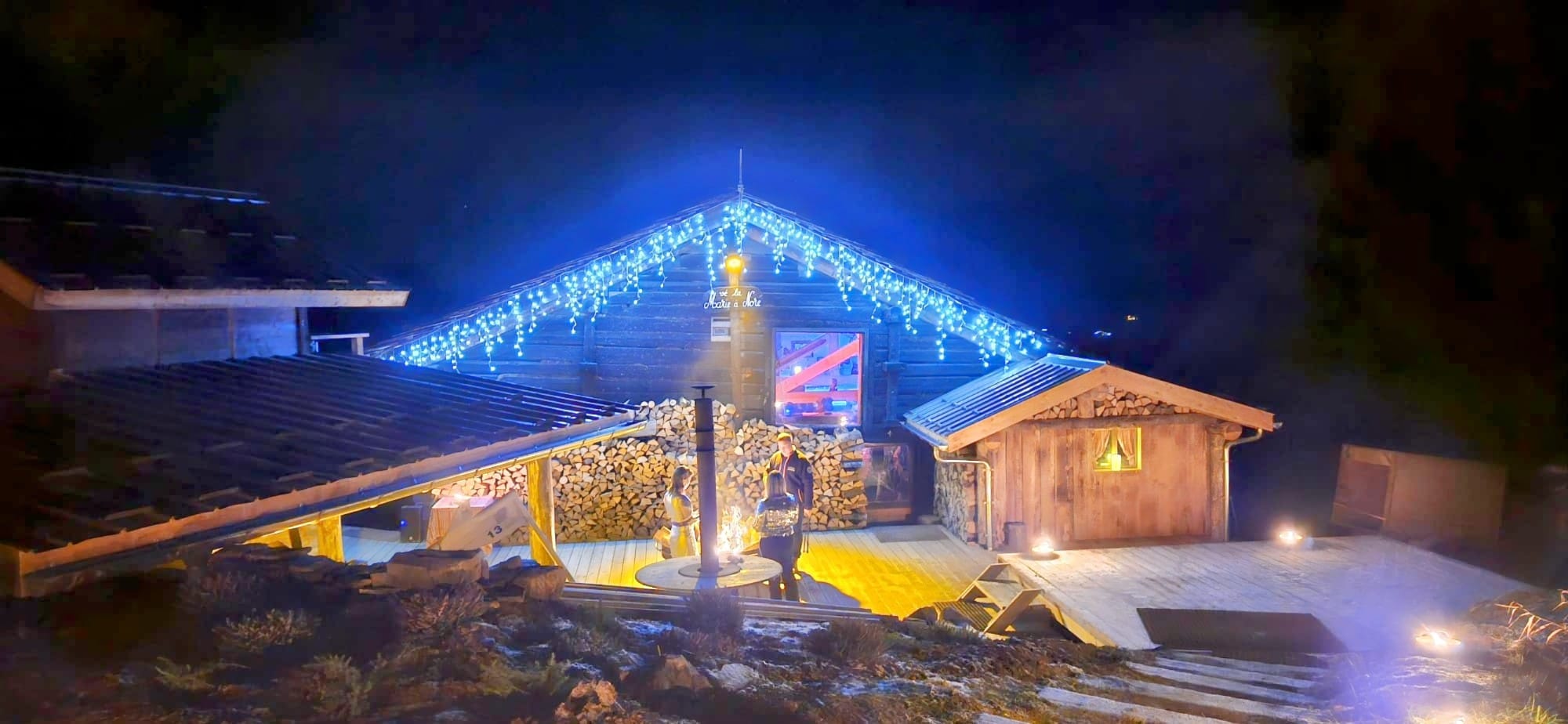 Chalet Vé la Marié à Noré – Ambiance hivernale