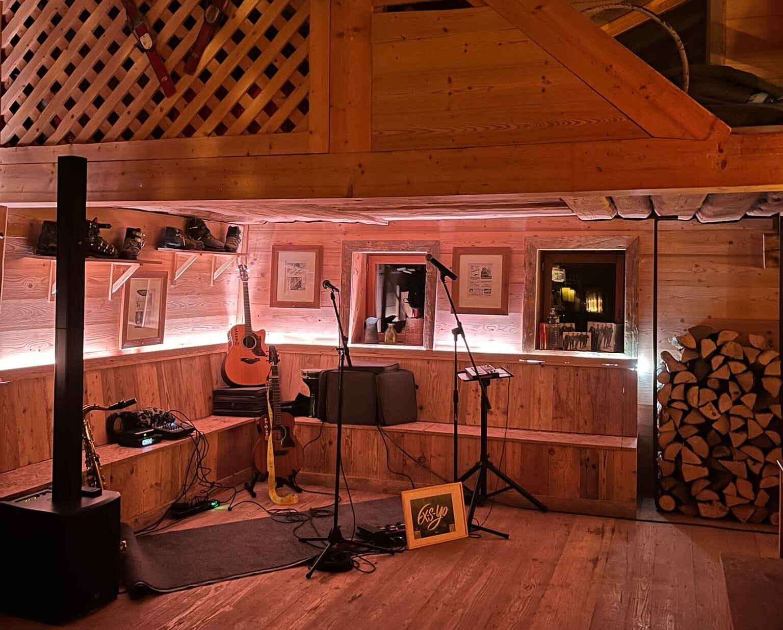 Chalet Vé la Marié à Noré – Espace intérieur en bois