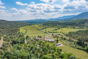 Vue panoramique le domaine d&rsquo;Anglas