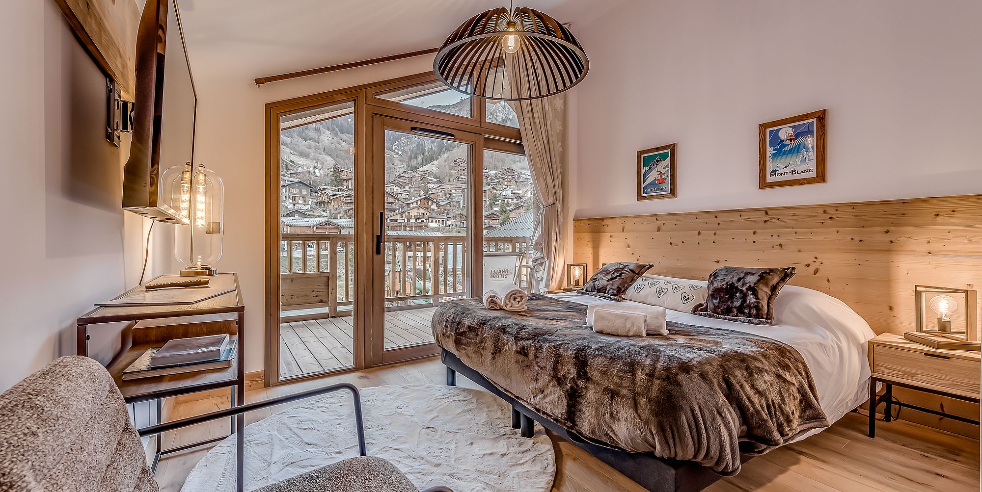 Chambre avec accès terrasse à Casa Petrus Champagny