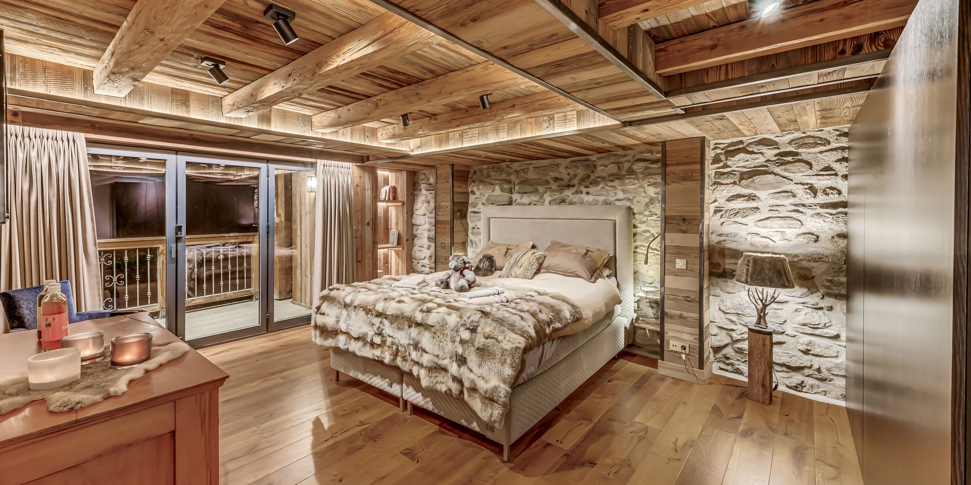 Chambre double cosy au Chalet des Rêves à Champagny-en-Vanoise